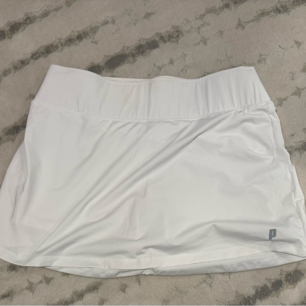 Women's White Athletic Skirt